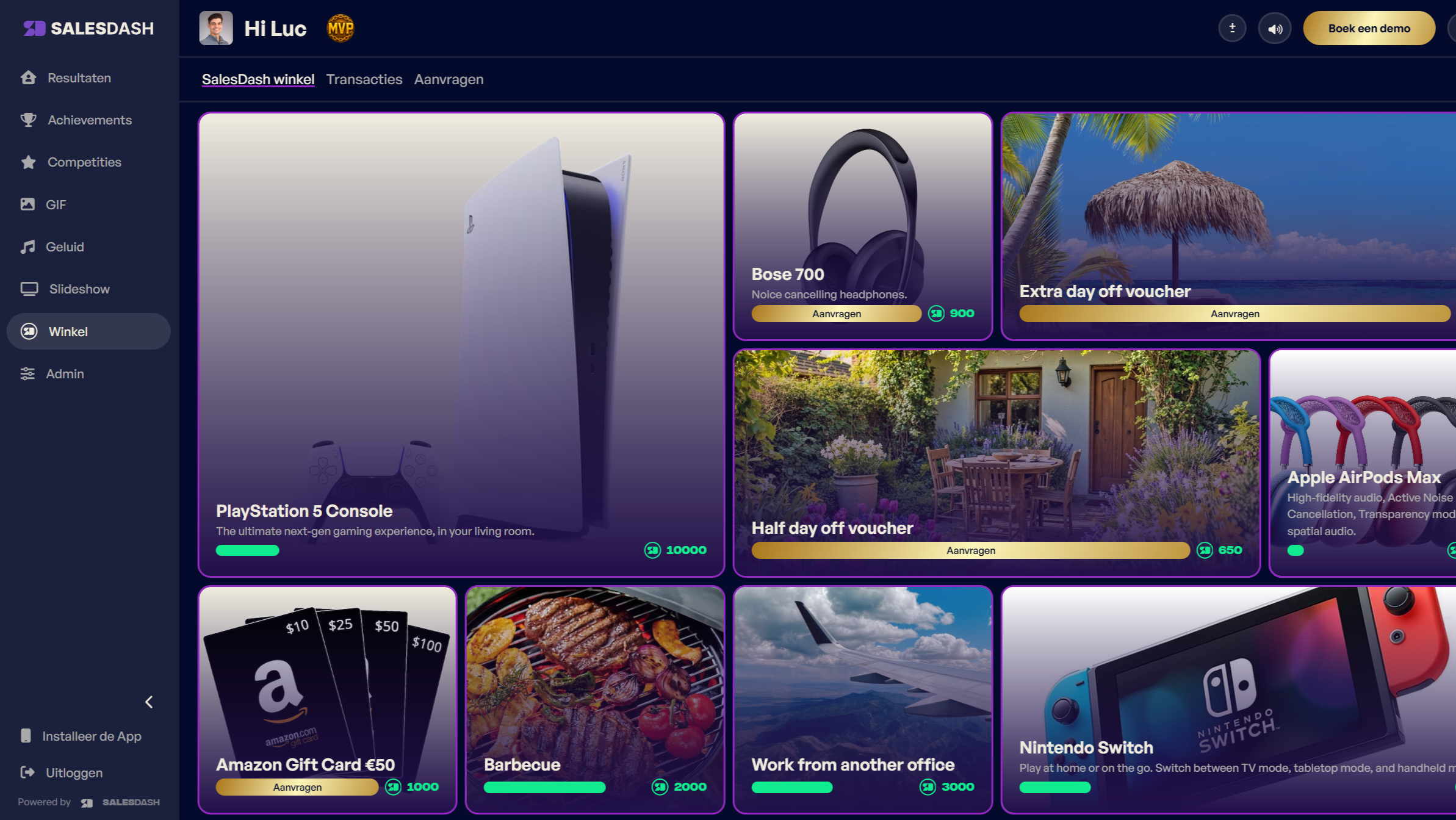 salesdash giftshop